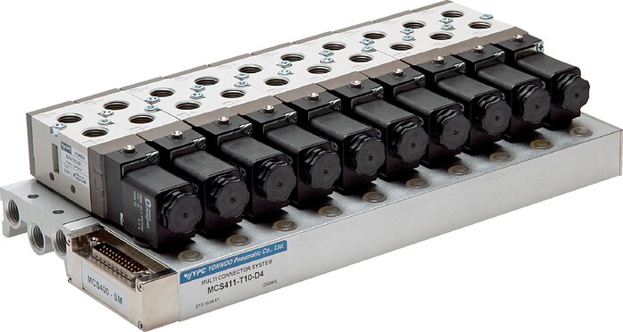 Anwendungsbeispiel: komplett aufgebautes Ventilterminal