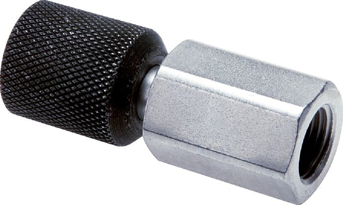 Exemplarische Darstellung: Manometeranschluss zum Aufschrauben auf den Messanschluss