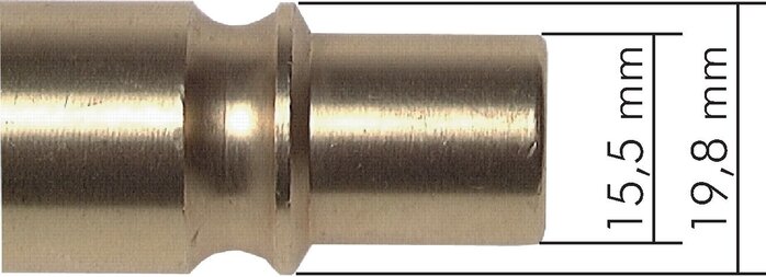 Detailansicht: Steckerabmessungen