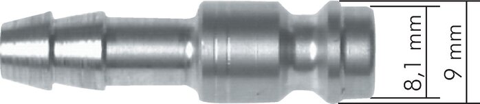 Detailansicht: Steckerabmessungen