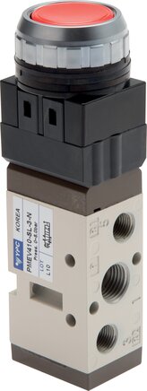 Exemplarische Darstellung: 5/2-Wege Drucktasterventil
