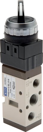 Exemplarische Darstellung: 5/2-Wege Drehschalterventil