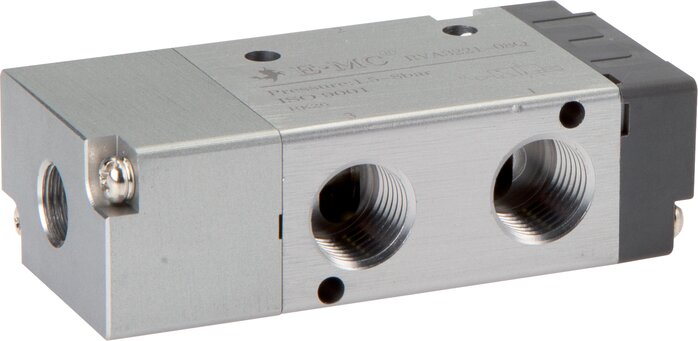 Exemplarische Darstellung: 3/2-Wege Pneumatikventil mit Federrückstellung (NC oder NO)