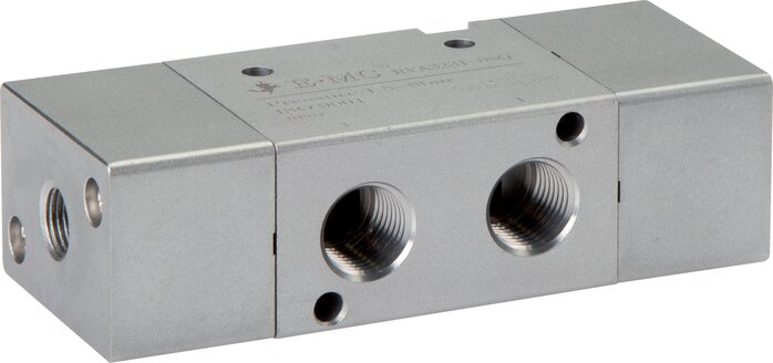 Exemplarische Darstellung: 3/2-Wege Pneumatik-Impulsventil