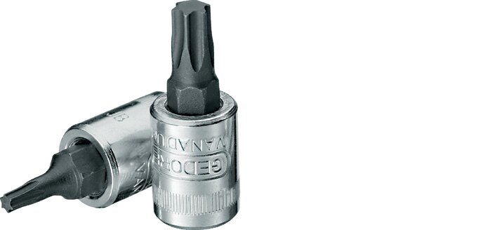 Exemplarische Darstellung: Schraubendrehereinsatz für Innen-TORX-Schrauben