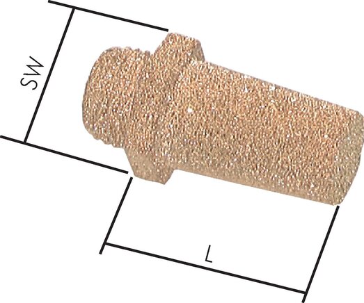 Exemplarische Darstellung: Schalldämpfer