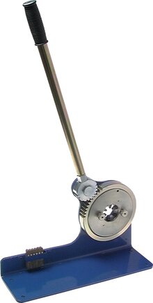 Exemplarische Darstellung: Niederdruckpresse für Silberschläuche und Kraftstoffschläuche, Tischgerät