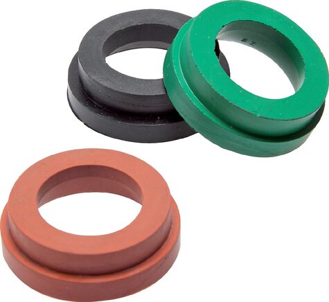 Exemplarische Darstellung: Elastomer-Ersatzdichtung für starre / drehbare Kompressorkupplungen