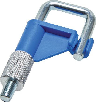Exemplarische Darstellung: Schlauchklemme, Geschwindigkeitsregler, Farbe: blau