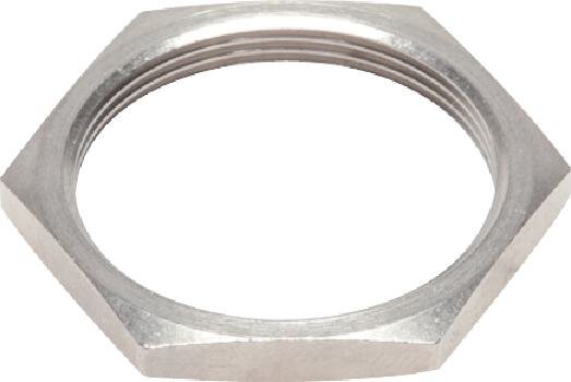 Exemplarische Darstellung: Schalttafelmutter, Messing vernickelt