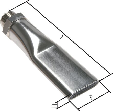 Exemplarische Darstellung: Softy-Flachdüse