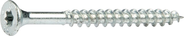 Exemplarische Darstellung: Spanplattenschraube (Teilgewinde)