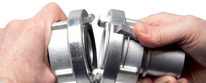 Exemplarische Darstellung: Option: mit Verriegelung