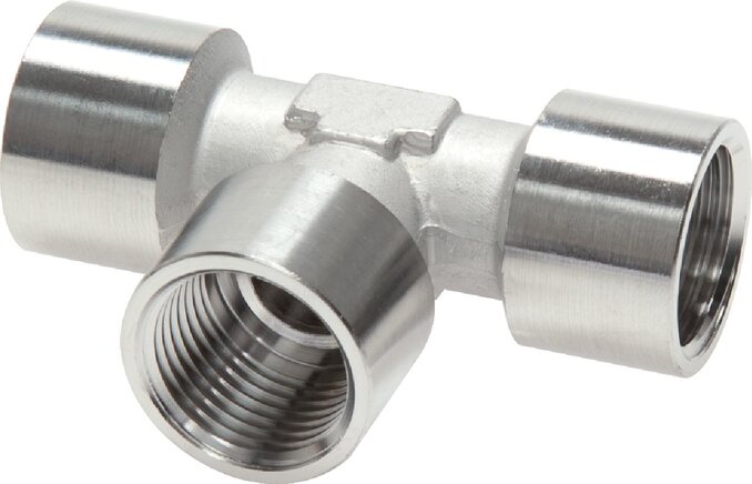 Exemplarische Darstellung: T-Stück mit Innengewinde (geschmiedet), 1.4408