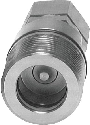 Exemplarische Darstellung: Schnellverschluss-Schraubkupplungen mit Innengewinde, Muffe, Edelstahl