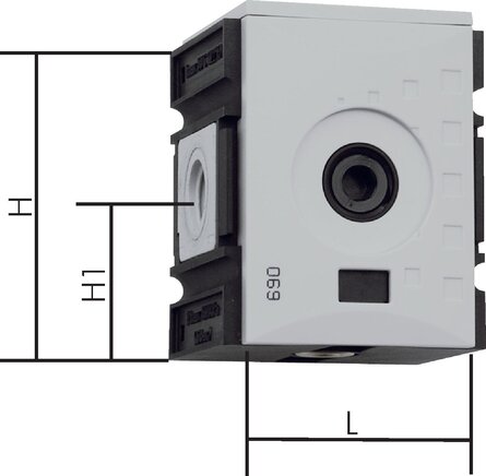 Exemplarische Darstellung: Verteiler & Verteiler mit Druckschalter - Futura