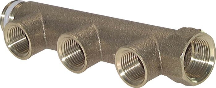 Exemplarische Darstellung: 3 Abgänge, mit Innengewinde an der Entnahmestelle