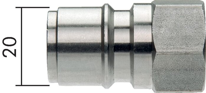 Detailansicht: Steckerabmessungen