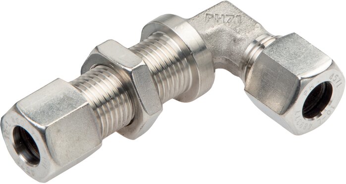 Exemplarische Darstellung: Winkel-Schottverschraubung, 1.4571