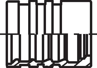 Exemplarische Darstellung: Stahl-Pressarmatur für Hydraulikschlauch, Hülse 120