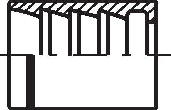 Exemplarische Darstellung: Edelstahl-Pressarmatur für Hydraulikschlauch, Hülse 111