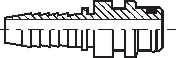 Exemplarische Darstellung: Pressarmatur für Waschschlauch, STW