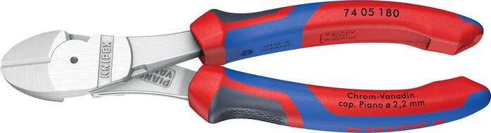 Exemplarische Darstellung: Kraft-Seitenschneider (verchromt mit 3K-Griffen)