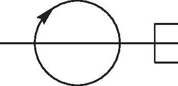 Schaltsymbol: Drehverteiler, 3-fach