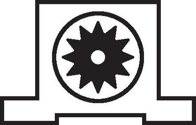 Schaltsymbol: Turbinen-Vibrator